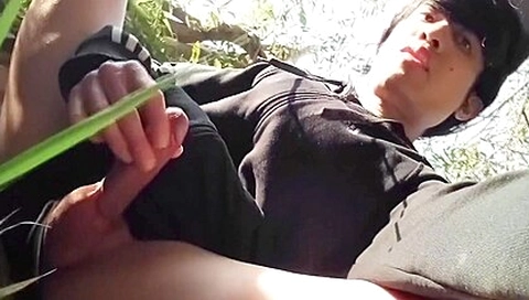 Caught Jerking Off My Cock Sticking Out Of My Very Short Shorts, I Wait Him Gone, To Wank Again And Cum Outdoor 18 Min