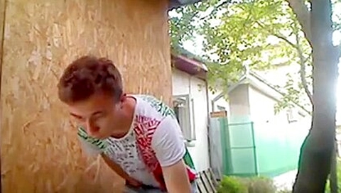 Outdoor Dancing Boy