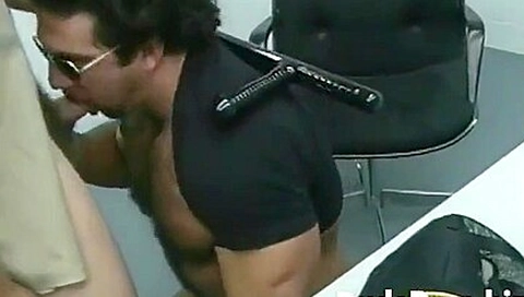 Corrupt Cops Indulging In A Gay Gangbang At The Cell