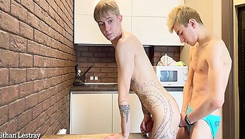 Fucked Each Other In Swimming Trunks On A Kohoglm Table 16 Min