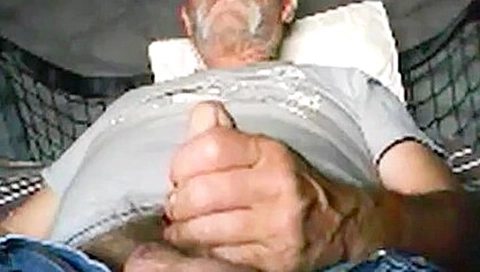 Older Gentleman Shooting His Load