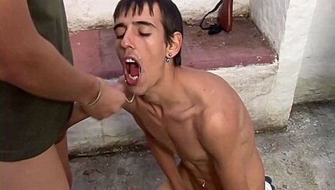Military Cock Slides Inside This Twinks Tender Butthole