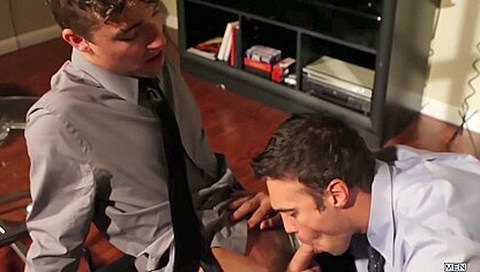 Tyler Morgan And Rocco Reed - Office Anal With And