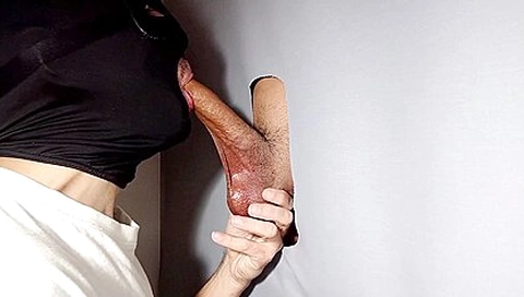 Very Hot Latin Boy Comes To Gloryhole For The First Time Delicious Cock And Cumshot
