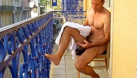 Step daddy On Balcony