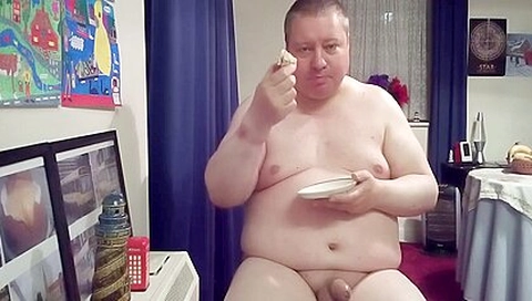 Bathroom And Eat Doughnut