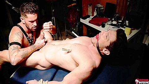 Astonishing Adult Scene Homo Tattoo Try To Watch For Like In Your Dreams With Chris Damned And Devin Franco