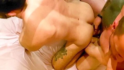 Threesome Strong Bearded Amateurs Spanish Ass Fucking - Orgy Group Raw Sex Bareback & Cumshot - Sex Marathon 2 Hunk & Twink With Big Dick - Blowjob & Anal Orgy Betwenn Three Hairy Muscle - Eating Cum Swallowing - Couples Fucking Vers - With Al 41 Min - Te