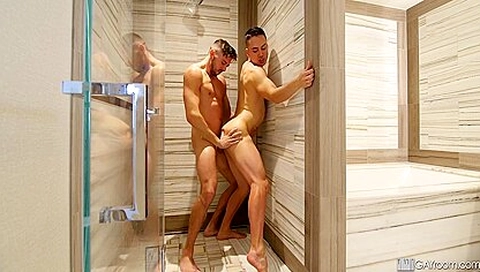 Marcus Tresor And Shane Jackson - Bathroom Banging With Leads To Something More