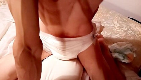 Multiple Orgasms In Diaper And Amazing Climax . Riding All Night - Teaser Video