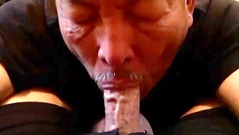 Grandpa From Hawaii Engulfing His Step daddy Friend 4