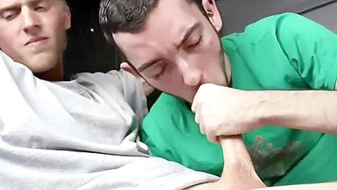 Straight Lad Tricked, Cuffed, Blown, And Facialized