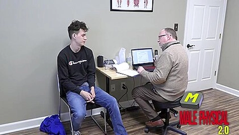 Cute Boy Having A Full Physical Exam