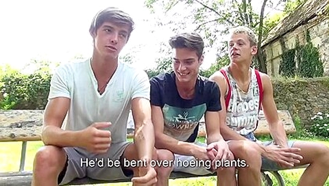 River Boys Threesome Hook-up Gay Porn Videos
