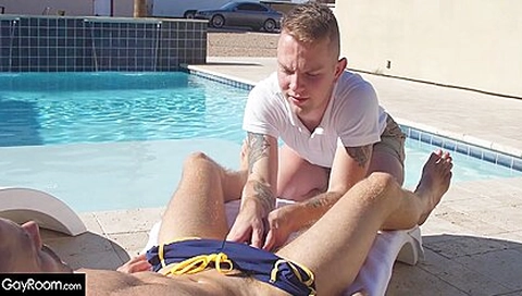 Trent Rails His Poolboys Butthole In The Summer Sun